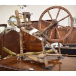 Spinning wheel and fire tools