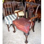 Three 19th century chairs