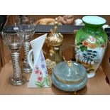 Radford pottery vase and other items