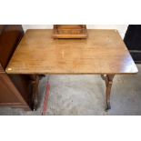 A 19th century mahogany console table