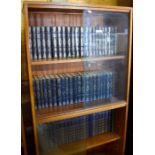 Leather bound classic novels (approx. 65 volumes)