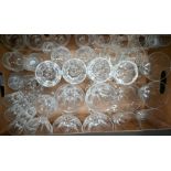 Various Waterford and other wine glasses
