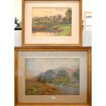 George Heaton - two watercolours