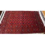 An old Afghan Turkman rug