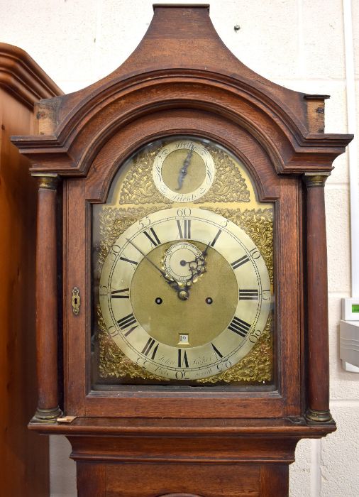 An 18th/19th century oak longcase clock - Image 3 of 3