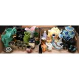 Various pottery ornaments,