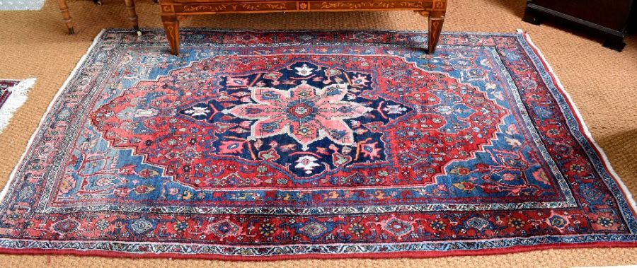 A fine antique Persian hand-made Bidjar carpet