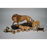 Collection of Beswick animals