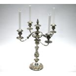 Pair of epns twin-branch candelabra