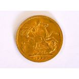 An Edward VII 1906 gold sovereign