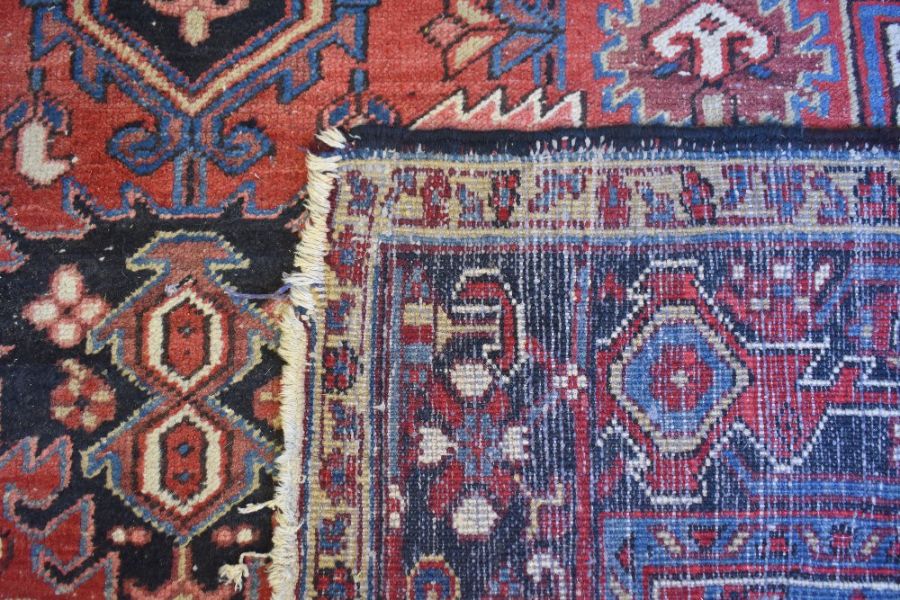 An old Persian Heriz carpet - Image 3 of 3