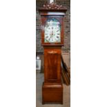 J Cameron & Son, Kilmarnock, a Victorian mahogany 8-day longcase clock