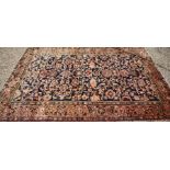 An old Persian Hamadan carpet