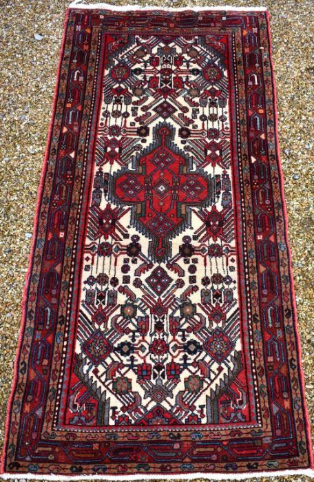 A contemporary rug/runner