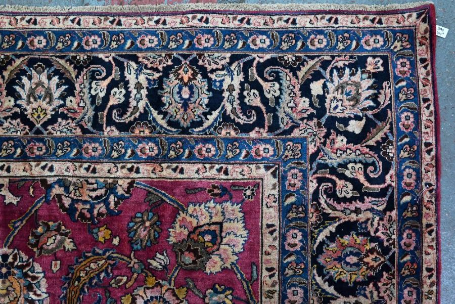 A Persian Meshed carpet - Image 2 of 6