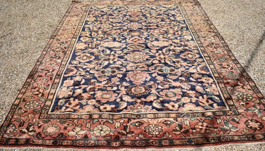 An old Persian Hamadan carpet - Image 2 of 4