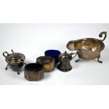 Silver items and plated wares