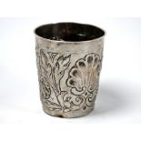 Early 18th Century Danish silver beaker