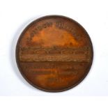 A William IV bronze commemorative medallion by Benjamin Wych