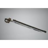 A Victorian Infantry Officer's pattern sword with 81.5 cm etched blade