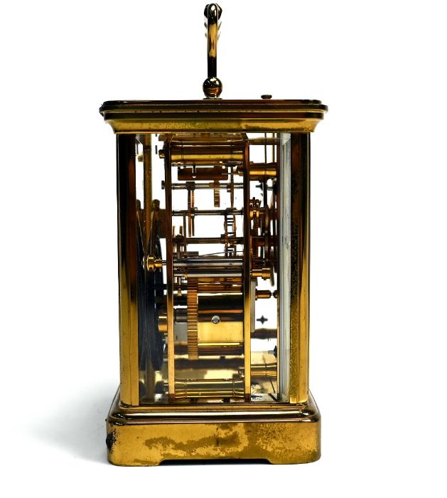 Matthew Norman Clocks, a Garrard of London retailed carriage clock - Image 3 of 6