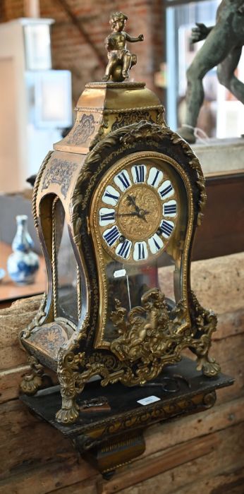 Balthazar, Paris, a large 18th century Louis XVI Boulle clock