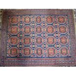 An old Turkish geometric design rug