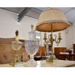 Candelabrum and lamps