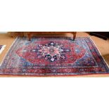 A fine antique Persian hand-made Bidjar carpet