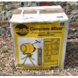 Belle Minimix 130 cement and stand mixer, boxed