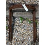 Ten small curved weathered steel garden frames (10)