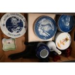 Collection of plates and plaques etc