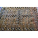 An old 'Golden' Afghan rug
