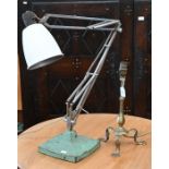 Pullman carriage standard lamp to/w a vintage Anglepoise