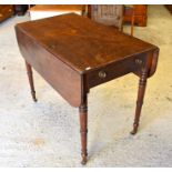 A Victorian mahogany Pembroke table