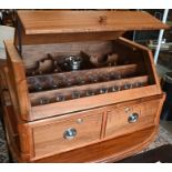 A 'Balindore' bespoke walnut gun box (to fit Range Rover)