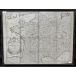 An 18th century map of France