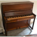 Mahogany upright piano (A/F)