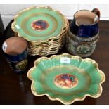 A George Jones china fruit service and other items