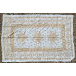 A vintage Indian cotton throw