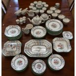 An extensive Copeland Spode pottery 'Chinese Rose' dinner/tea service