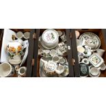 An extensive collection of Portmeirion Botanic Garden table-ware