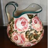 Large Wemyss pottery globular jug