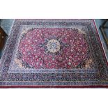 A Persian Meshed carpet, 373 cm x 300 cm