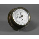 A Marpo (Marton Products) brass-cased ship's barometer