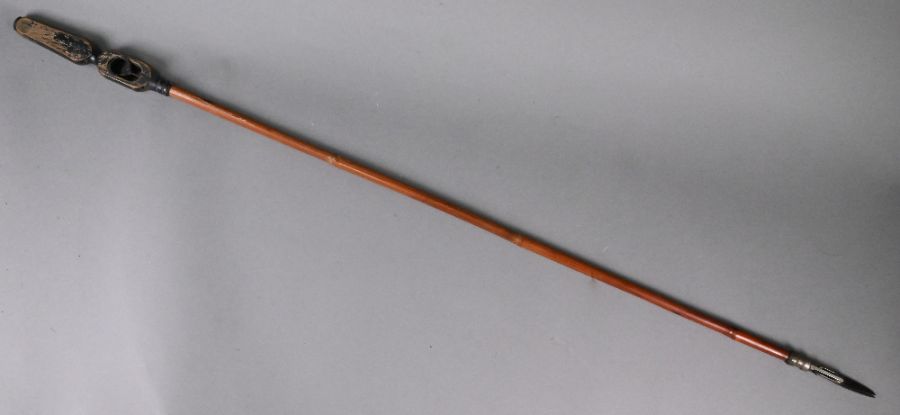 A French botanist's cane/pruner with patent snippers