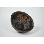 A Chinese Southern Song style Jizhou ware bowl with abstract design
