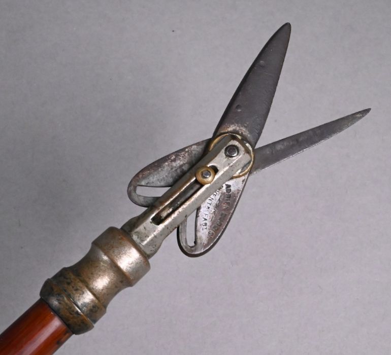 A French botanist's cane/pruner with patent snippers - Image 2 of 4