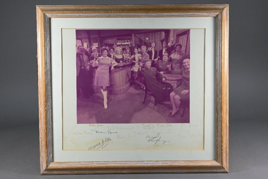 A 1960s photograph of the cast of Coronation Street
