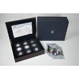 Royal Mint 1947-2007 Diamond Wedding Anniversary silver proof crown collection